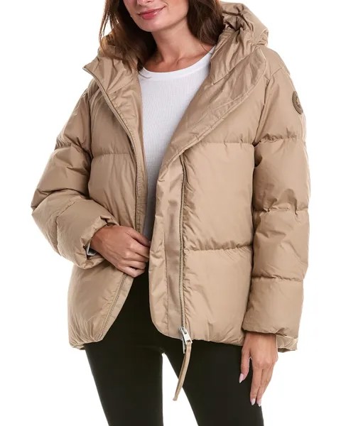 Стеганый пуховик Canada Goose Garnet, бежевый