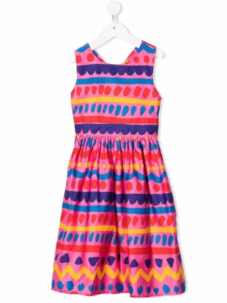 Stella McCartney Kids платье с абстрактным принтом