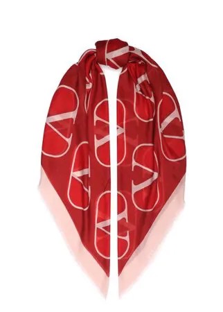 Платок из смеси кашемира и шелка Valentino