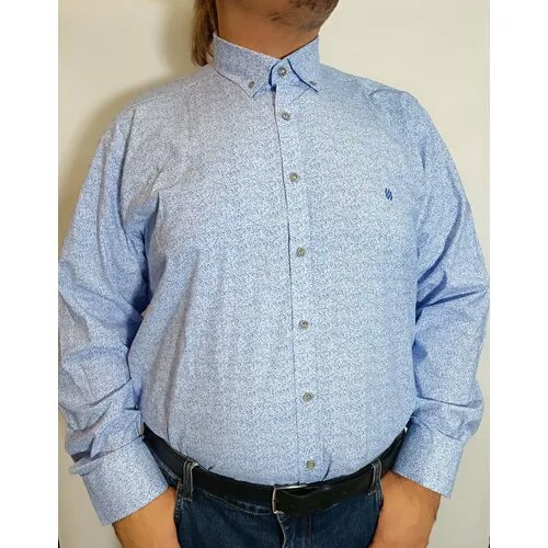 Рубашка Tonelli, размер 4XL, голубой