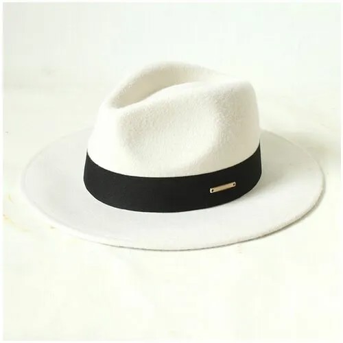 Шляпа , размер 57, белый