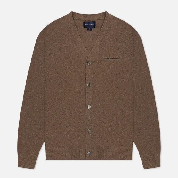 Мужской кардиган thisisneverthat T-Logo Boucle коричневый, Размер XL