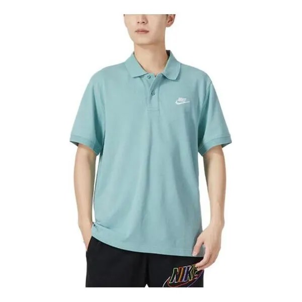 Футболка Nike Sportswear Polo T-Shirt 'Green', зеленый