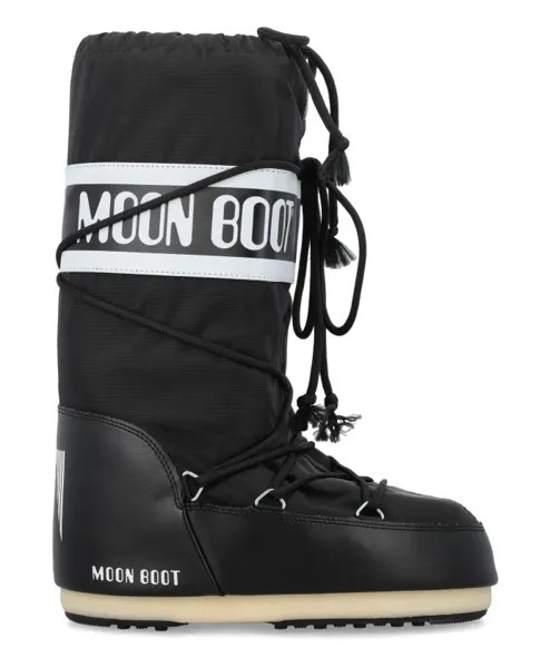 Высокие нейлоновые ботинки Icon Moon Boot, черный