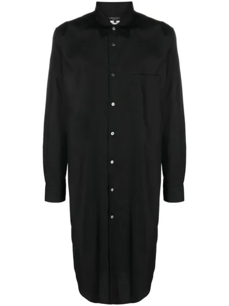 Comme des Garçons Homme Plus рубашка с заостренным воротником, черный