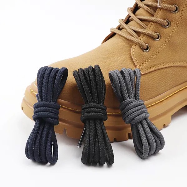 1Пара Классические круглые шнурки для кроссовок Martin Boot Походные туфли Shoelace Oxford Shoe Laces 90см/120см/150см Шнурки для обуви