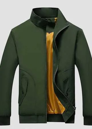 Мужская куртка на молнии с карманом