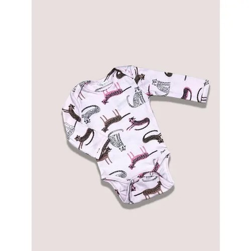 Боди Mia Kids, размер 62, розовый, пыльная роза