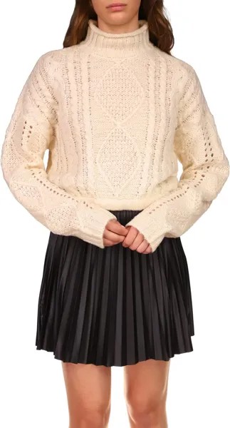 Свитер Sanctuary Cozy Up Cable Sweater, цвет Moonlight