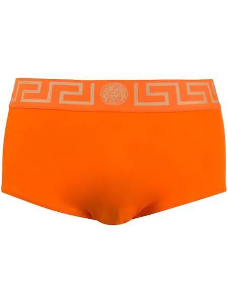 Versace плавки с принтом Greca