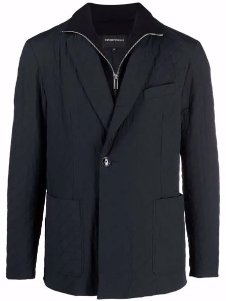 Emporio Armani пиджак с потайной молнией