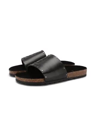 Кожаные шлепанцы Saint Laurent