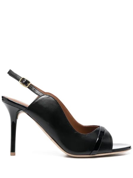 Malone Souliers босоножки Jenny 70 с ремешком на пятке, черный