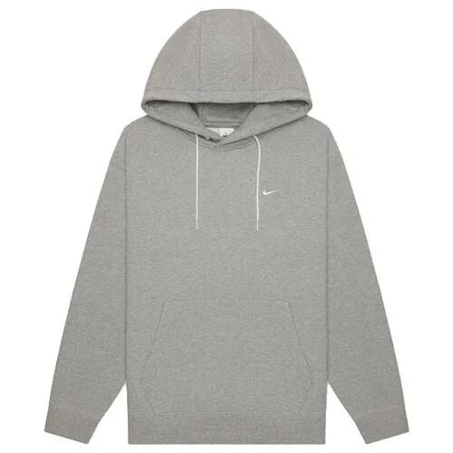 Мужская толстовка Nike NRG Solo Swoosh Fleece Hoodie оливковый , Размер S