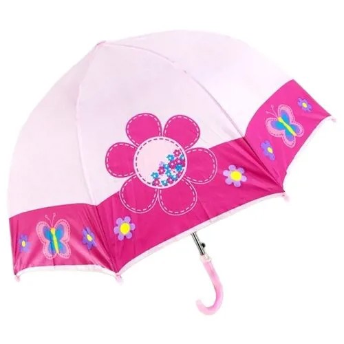 Зонт-трость Mary Poppins, механика, купол 92 см., для девочек, розовый