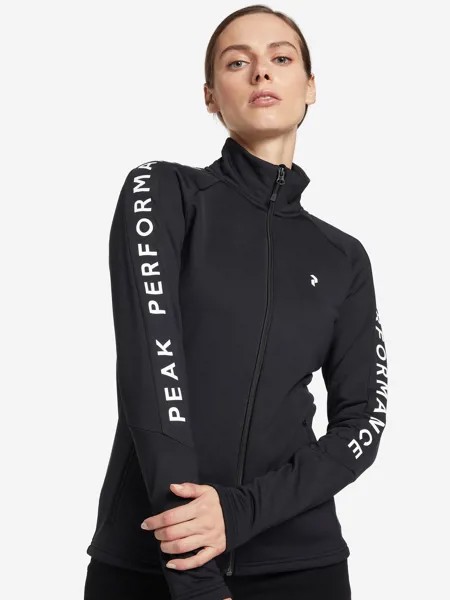 Джемпер флисовый женский Peak Performance Rider, Черный