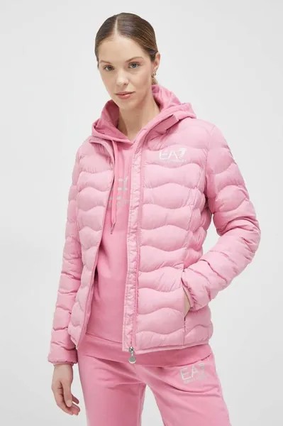 Куртка EA7 Emporio Armani, розовый