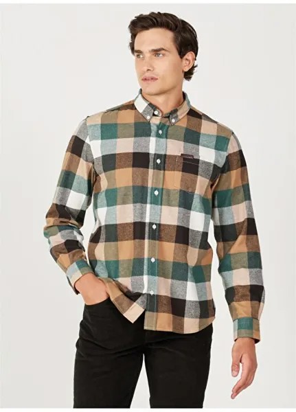 Разноцветная мужская рубашка Regular Fit W232376900 Рубашка с длинным рукавом Wrangler
