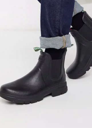 Черные резиновые сапоги челси Barbour-Черный цвет