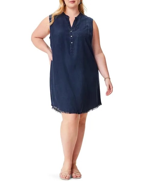 Платье NIC+ZOE Plus Size Denim, цвет Dark Wash