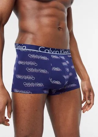 Боксеры-брифы с логотипом Calvin Klein-Синий