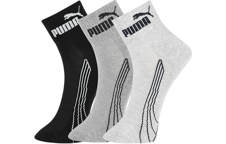 Мужские носки Puma, цвет 6 double (black and gray combination)