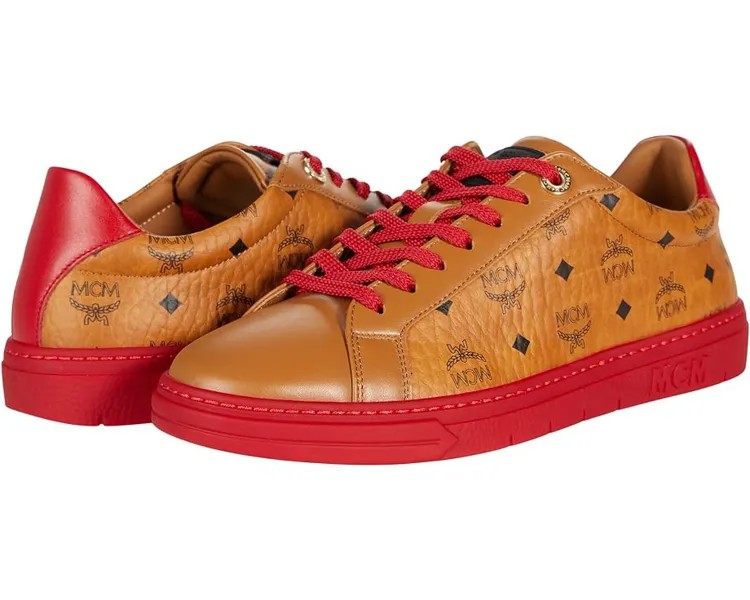 Кроссовки MCM Terrain Derby Sneakers, цвет Lychee