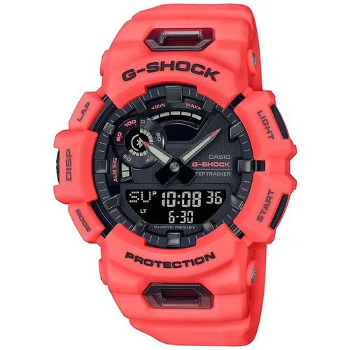 Наручные часы CASIO G-Shock GBA-900-4A, черный, красный