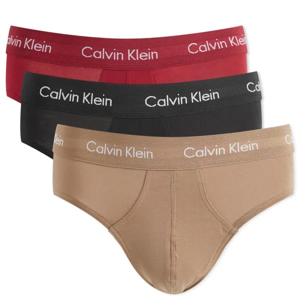 Трусы Calvin Klein Hip Brief - 3 Pack, цвет Multi