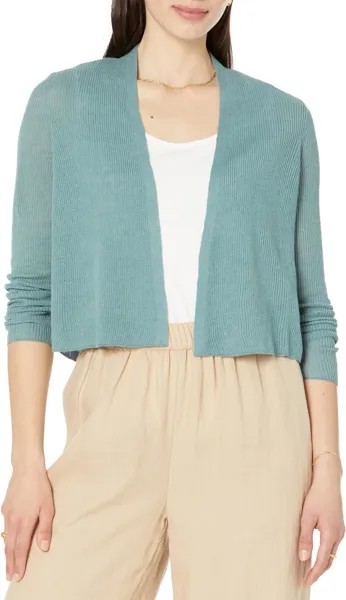 Свитер Cropped Cardigan Eileen Fisher, цвет Amalfi