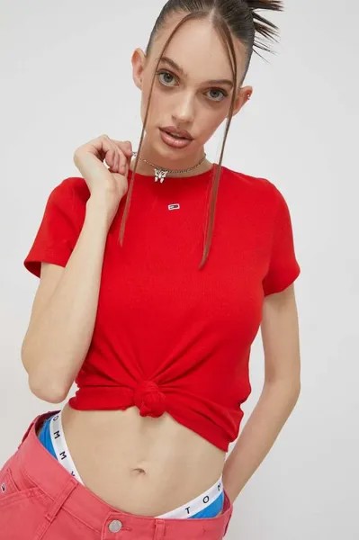 Футболки Tommy Jeans, красный