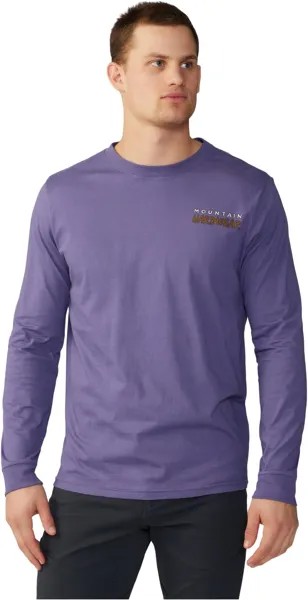Футболка Mountain Hardwear Logo LandscapeLong Sleeve, цвет Allium