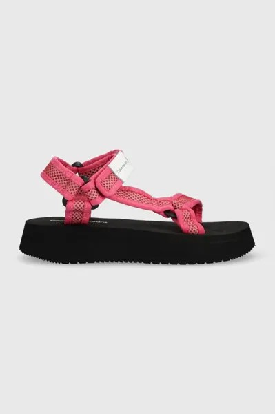 Сандалии PREFRESATO SANDAL WEBBING XRAY Calvin Klein Jeans, розовый