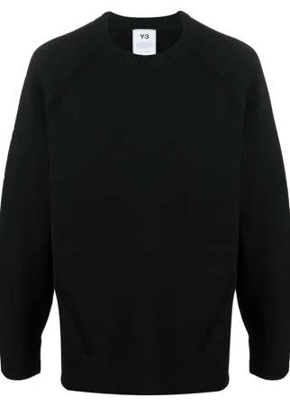 Y-3 однотонный джемпер с длинными рукавами