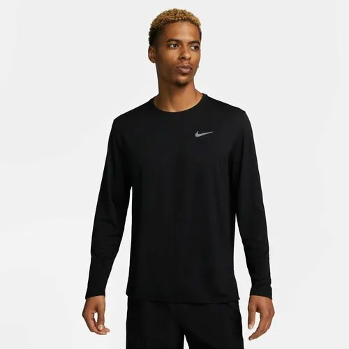 Лонгслив спортивный NIKE, размер M, черный