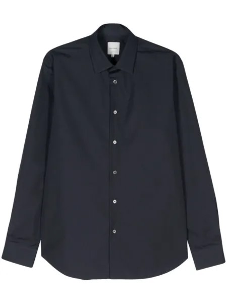 Paul Smith поплиновая рубашка, синий