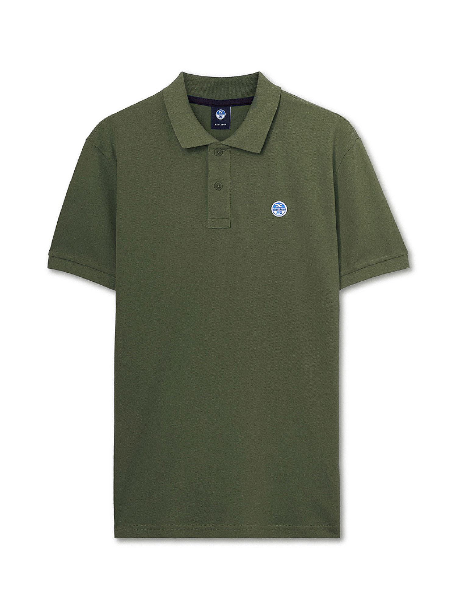 Рубашка поло с короткими рукавами и логотипом North Sails, зеленый