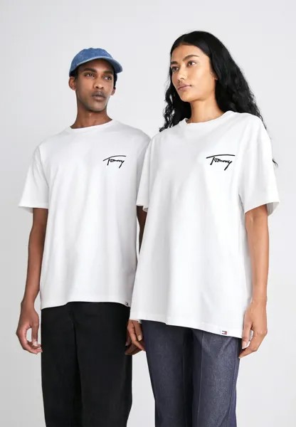 Базовая футболка SIGNATURE UNISEX Tommy Jeans, белый