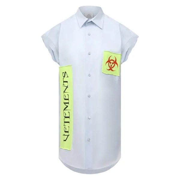 Хлопковая рубашка VETEMENTS