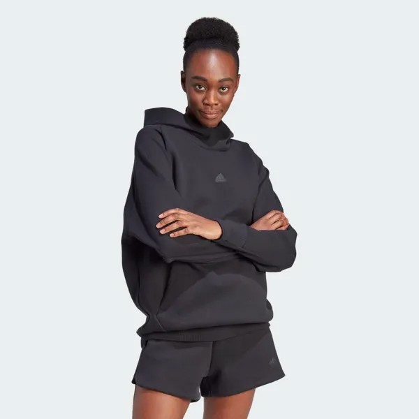 Парка Adidas ADIDAS ZNE overhead hoodie, черный
