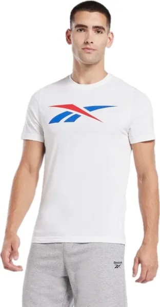 Футболка мужская Reebok Graphic Series Vector T-Shirt белая XS