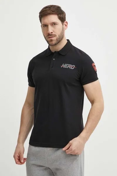 Хлопковое поло Rossignol, черный
