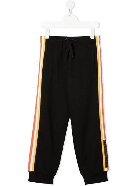 Fendi Kids спортивные брюки с лампасами