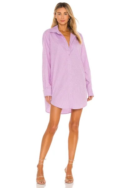 Платье Camila Coelho Elliot Shirt, цвет Pink Lilac