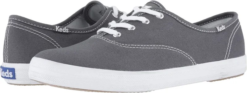 Кроссовки Champion Canvas Lace-Up Keds, цвет Graphite