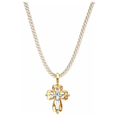 Колье Diamant, красное золото, 585 проба, длина 40 см.