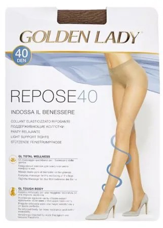 Колготки Golden Lady Repose 40 den, размер 5-XL, daino (коричневый)