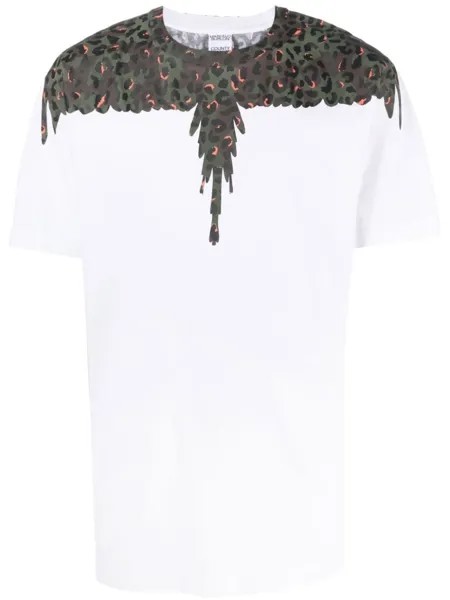 Marcelo Burlon County of Milan футболка с принтом Animalier Wings, белый