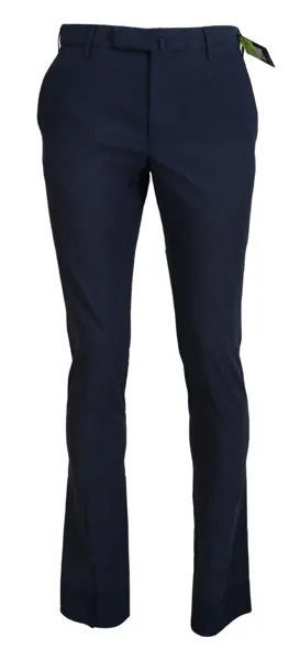 Брюки INCOTEX Синие хлопковые брюки чинос облегающие мужские брюки IT48/W34/M Рекомендуемая розничная цена 400 долларов США