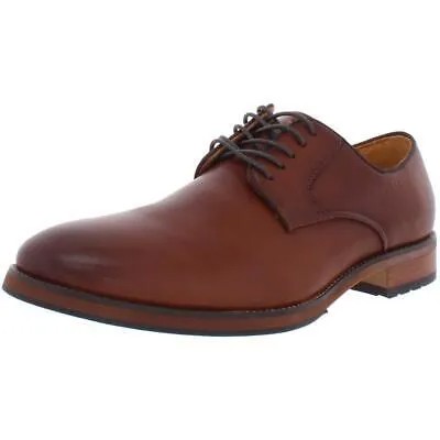 Florsheim Мужские однотонные коричневые кожаные оксфорды Blaze Derby 11 Medium (D) BHFO 0466